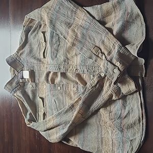 Patagonia long sleeve button up shirt